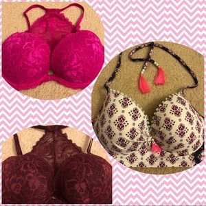 NEW Victoria Secret Bras/Swim Top (3 SET)